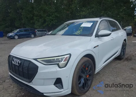 2021 Audi E-Tron Premium Plus Quattro from USA, damaged, VIN WA1LAAGEXMB037787
